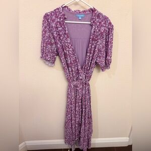 Draper James Lavender Floral Dress
